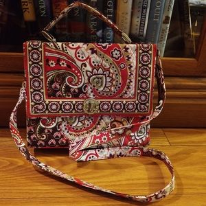 Vera Bradley Pink white and purple purse